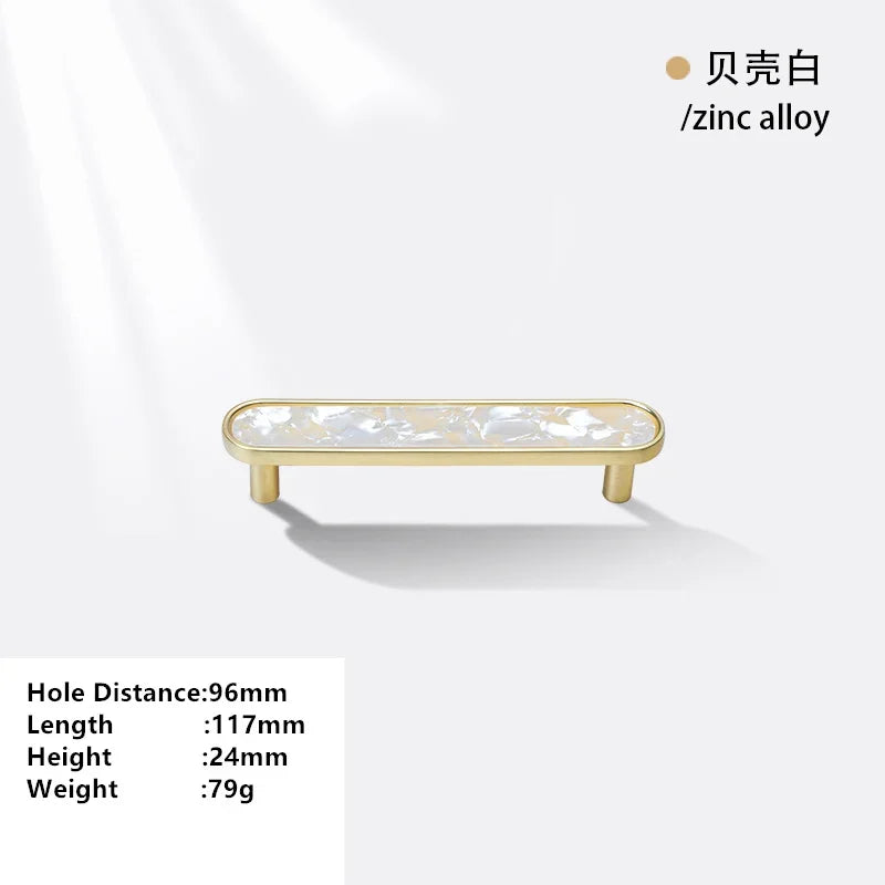 Zinc Alloy Cabinet Drawer Knob – Modern Shell Handle