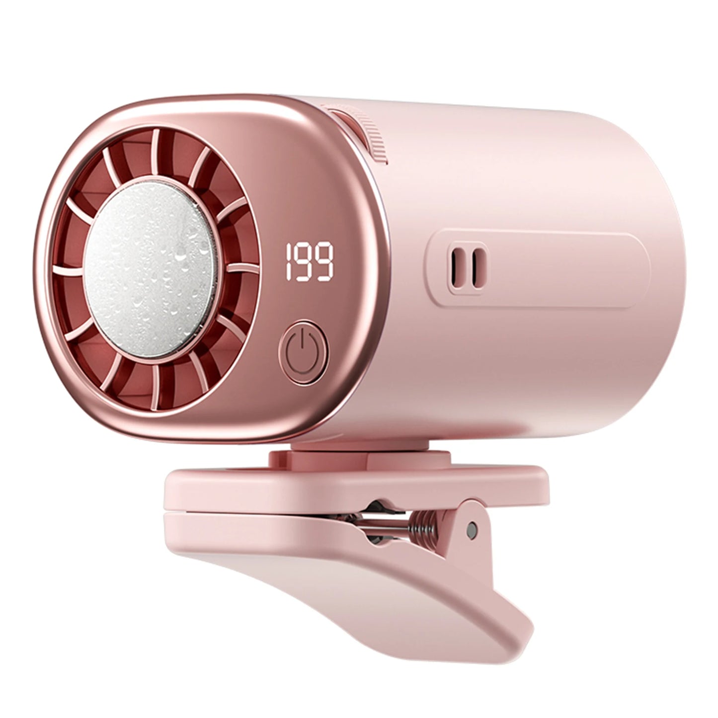 Car Clip Fan Mini Portable Outdoor Clip Umbrella Fan 199 Speed Waist Clip Electric fan 360° USB Rechargeable Desktop Cooling fan Peaceful Pleasures Health and Wellness Pink 100V-240V EU Plug