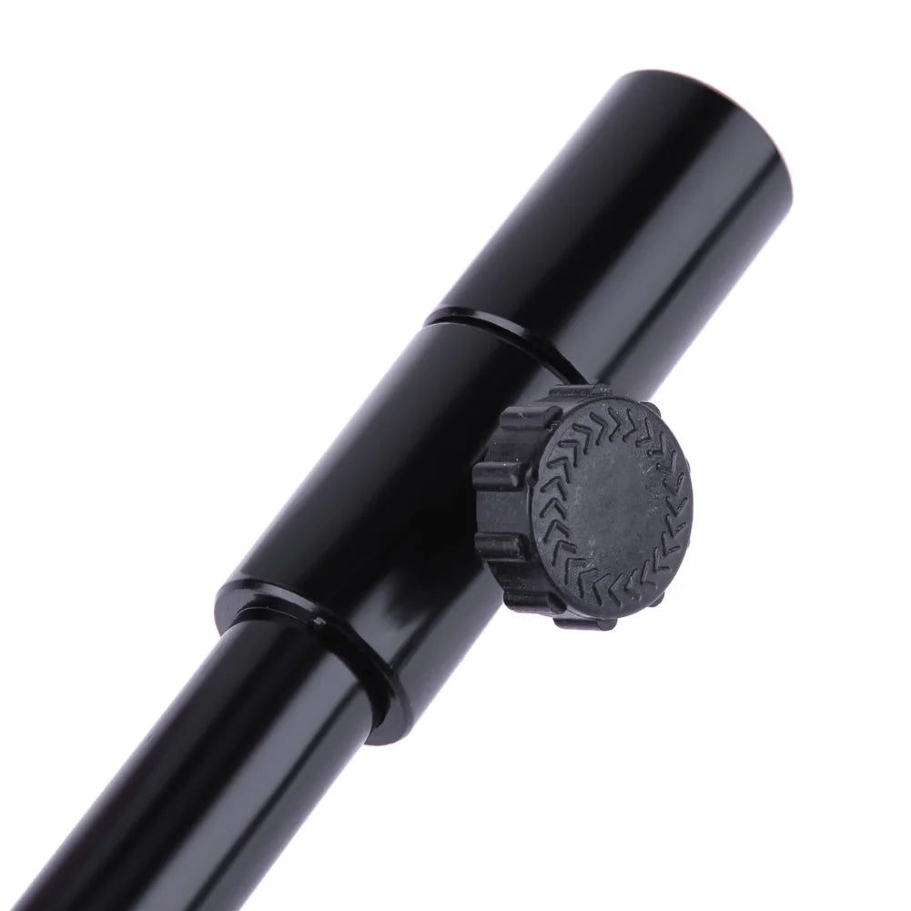 Carp Fishing Bankstick Adjustable Bite Alarm Bank Stick Extension Rod Black Peaceful Pleasures Health and Wellness
