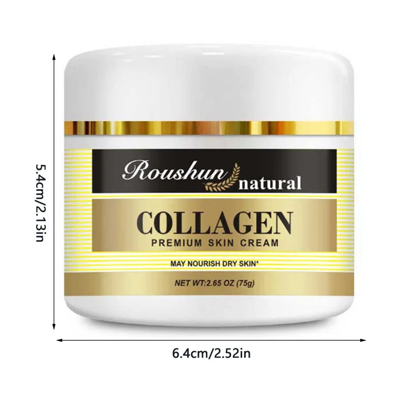 ROUSHUN COLLAGEN PREMIUM SKIN CREAM Moisturizing and nourishing facial care cream suitable for all seasons Peaceful Pleasures Health and Wellness