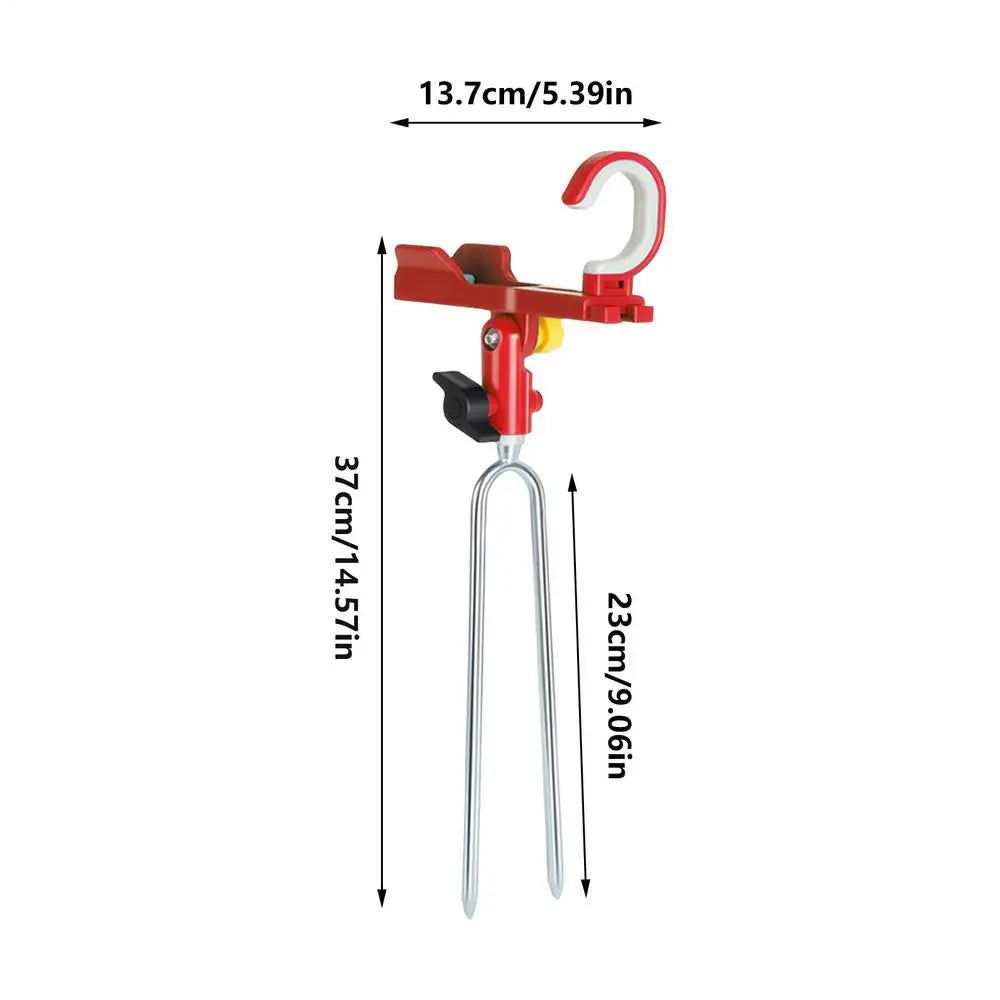 Adjustable Fishing Rod Holder Ground Spike – Boat, Beach & Kayak