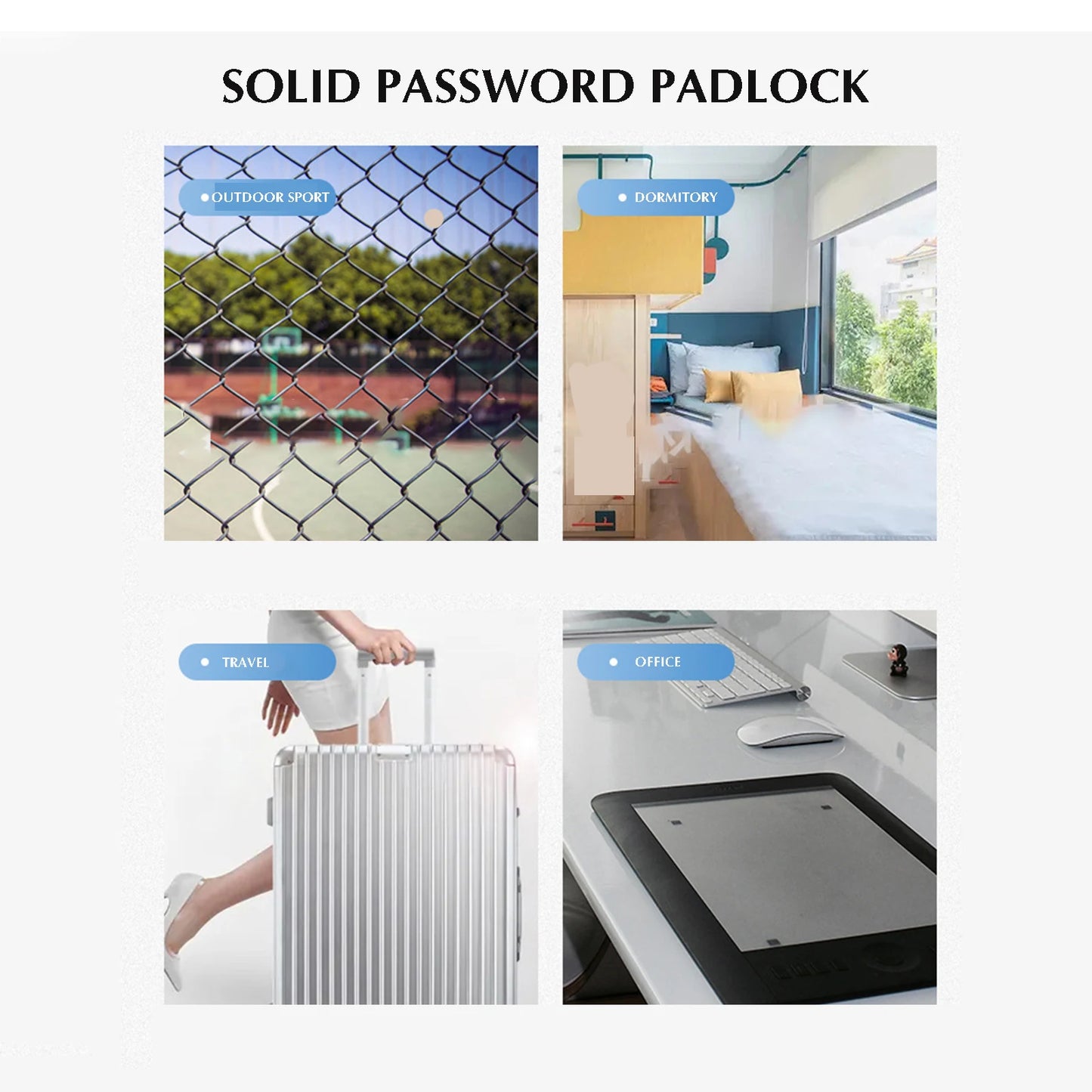 3-Digit Luggage Combination Locks Zinc Plastic Number Password Code Lock for Locker Drawer Toolkit Cabinets Peaceful Pleasures Health and Wellness