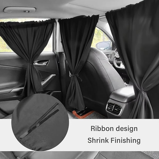 Car Privacy Curtains – Blackout Rear Seat Divider for Travel Car Privacy Curtains Peaceful Pleasures Health and Wellness