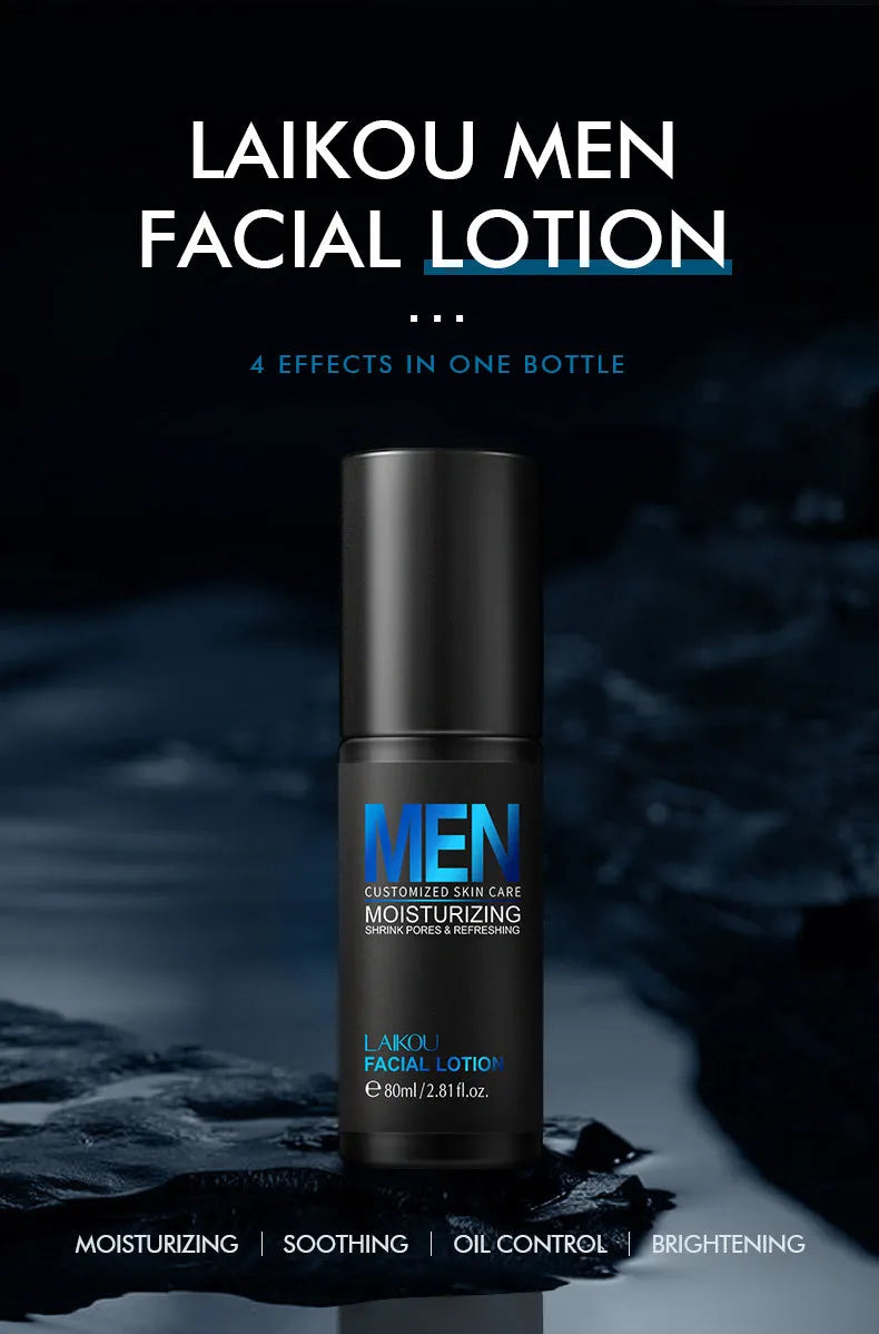 LAIKOU Men's Face Moisturizer – Hydrating & Oil Control Lotion