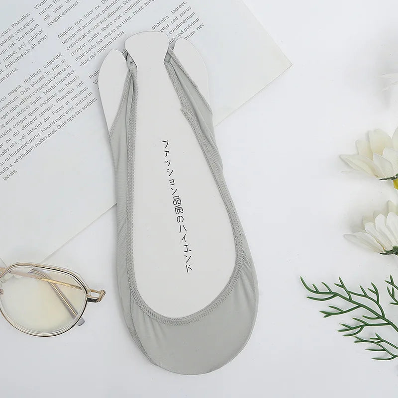 Women's Invisible No-Show Socks | Non-Slip High Heel Boat Socks