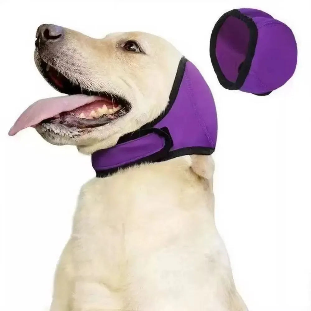 Dog Calming Ear Covers – Adjustable Noise Reducing Earmuffs