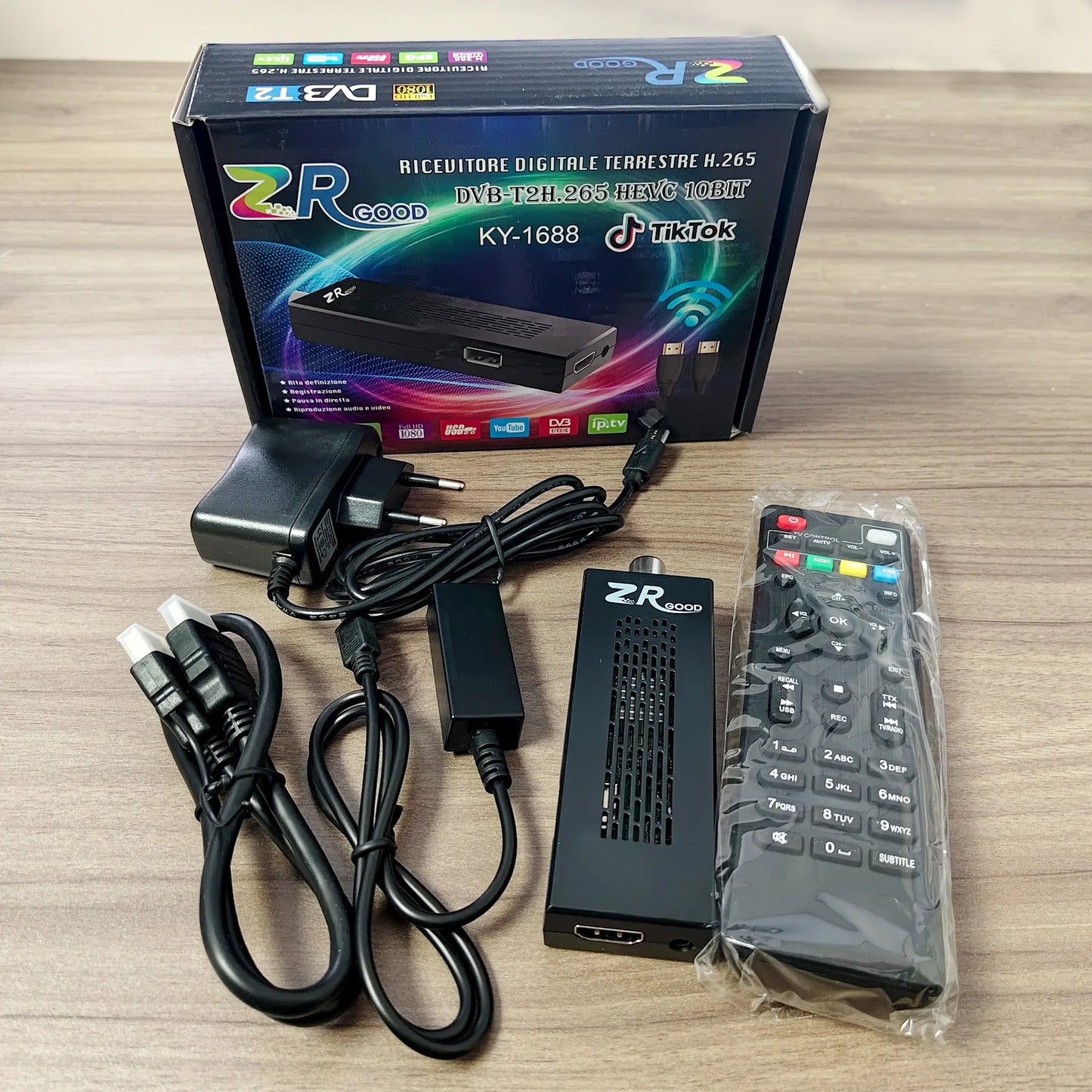 DVB-T2 H.265 HEVC 10-Bit HD Digital Terrestrial Decoder | Tuoying