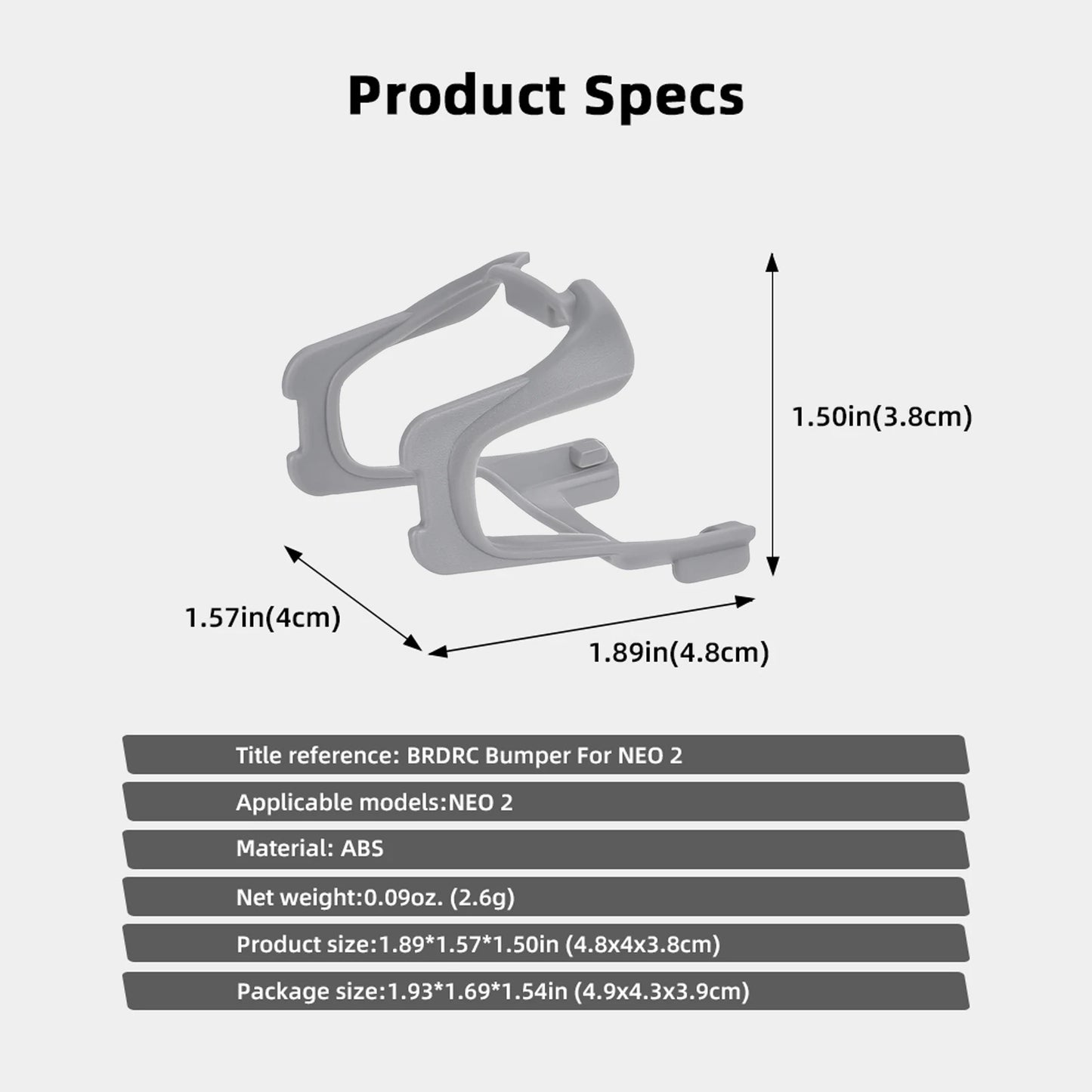 Gimbal Bumper Guard for DJI NEO 2 Peaceful Pleasures Health and Wellness