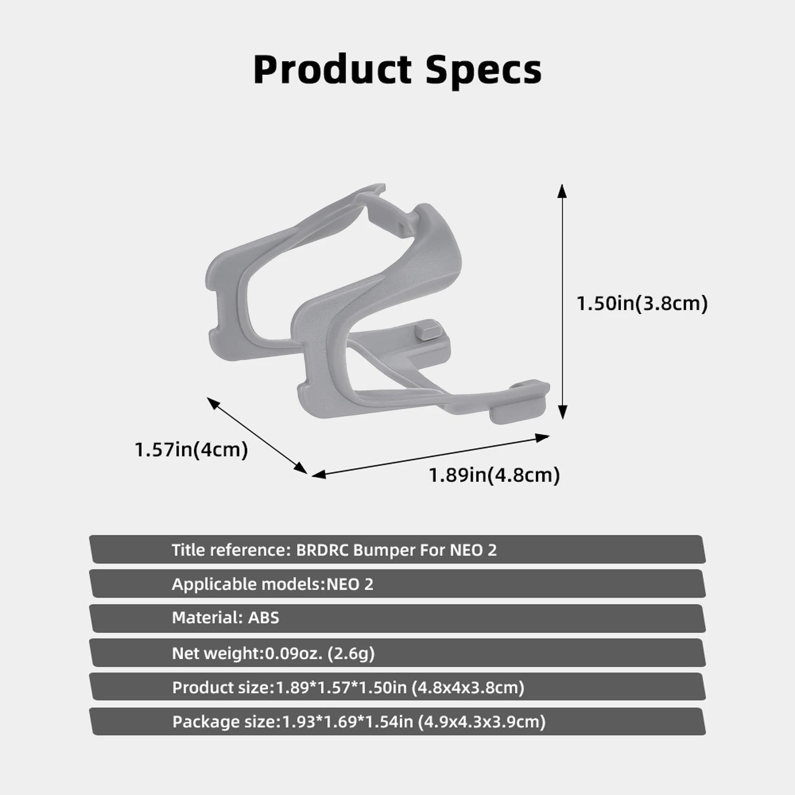 Gimbal Bumper Guard for DJI NEO 2 Peaceful Pleasures Health and Wellness
