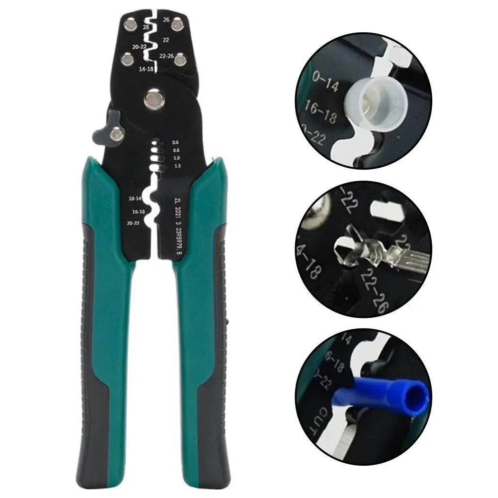 3-in-1 Wire Crimping Pliers – Stripper, Cutter & Crimper