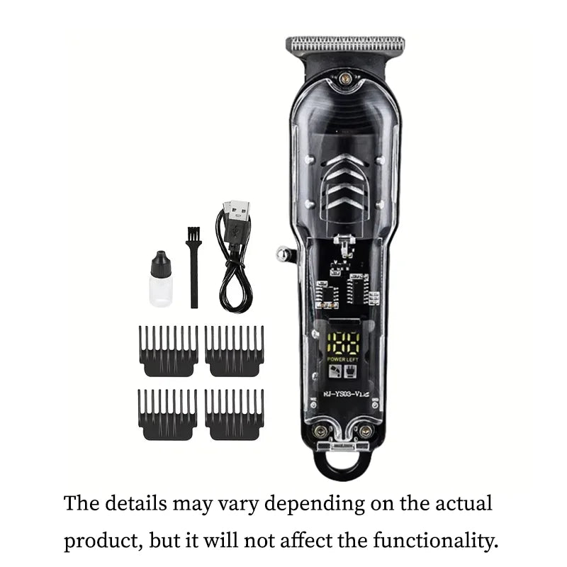 USB Rechargeable Electric Hair Clipper & Trimmer for Men
