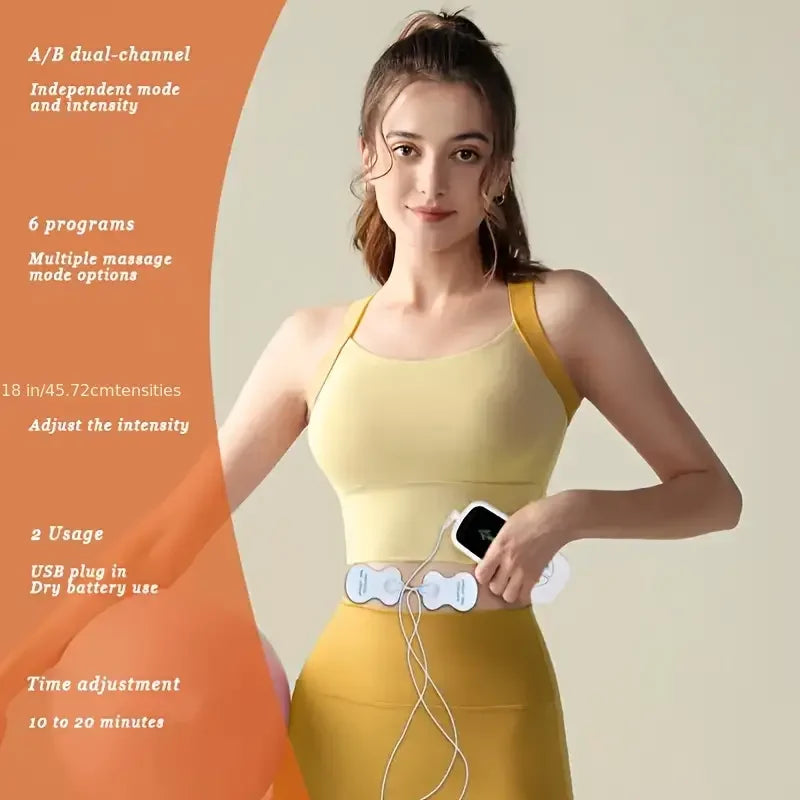 Multifunctional Digital Modes Massage Device ECG Neck Massage Machine Mini Muscle Device Peaceful Pleasures Health and Wellness