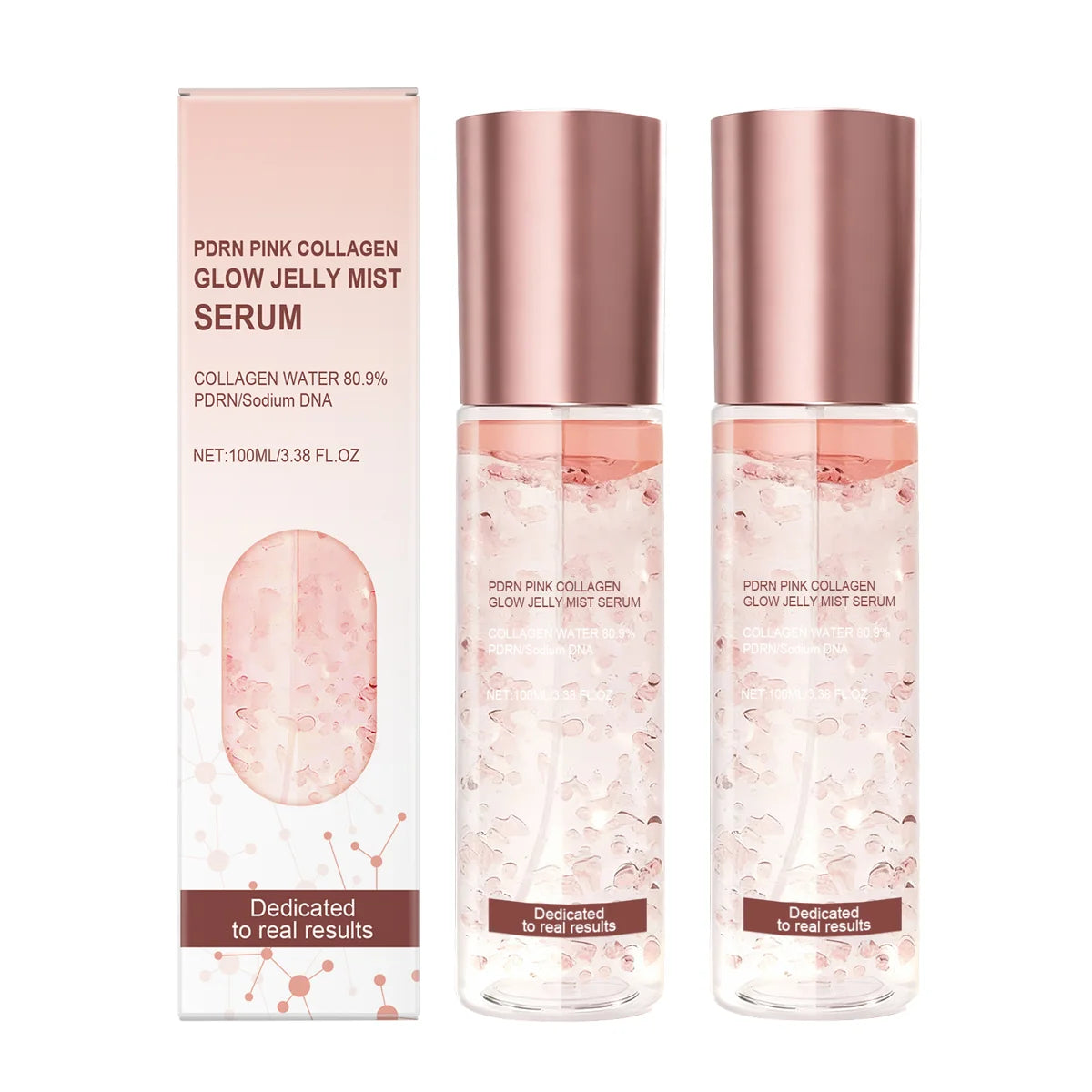 Pink Jelly Vegan Collagen Face Serum – Hydrating Firming Spray