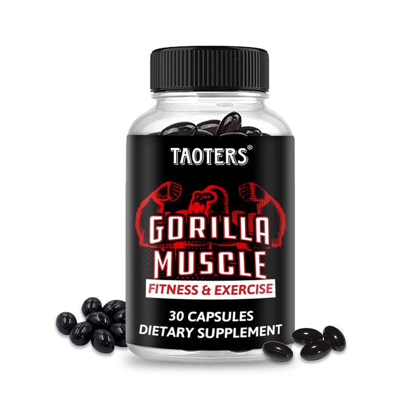 Gorilla Muscle Capsules | Horny Goat Weed, Ginseng & Maca
