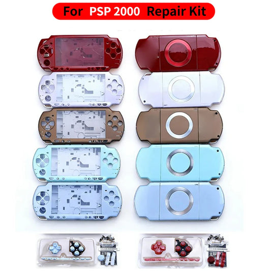 PSP 2000 Full Replacement Housing Shell Kit – Buttons & Screws Console Replacement Shell Oasis Select