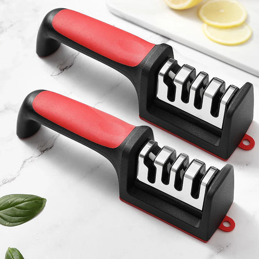 3-Stage Tungsten Steel Knife Sharpener | Stainless Steel Knife Sharpener Oasis Select