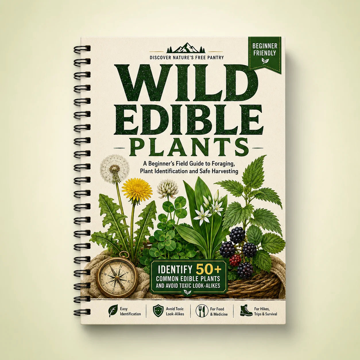 Wild Edible Plants Identification Guide Beginner Foraging Field