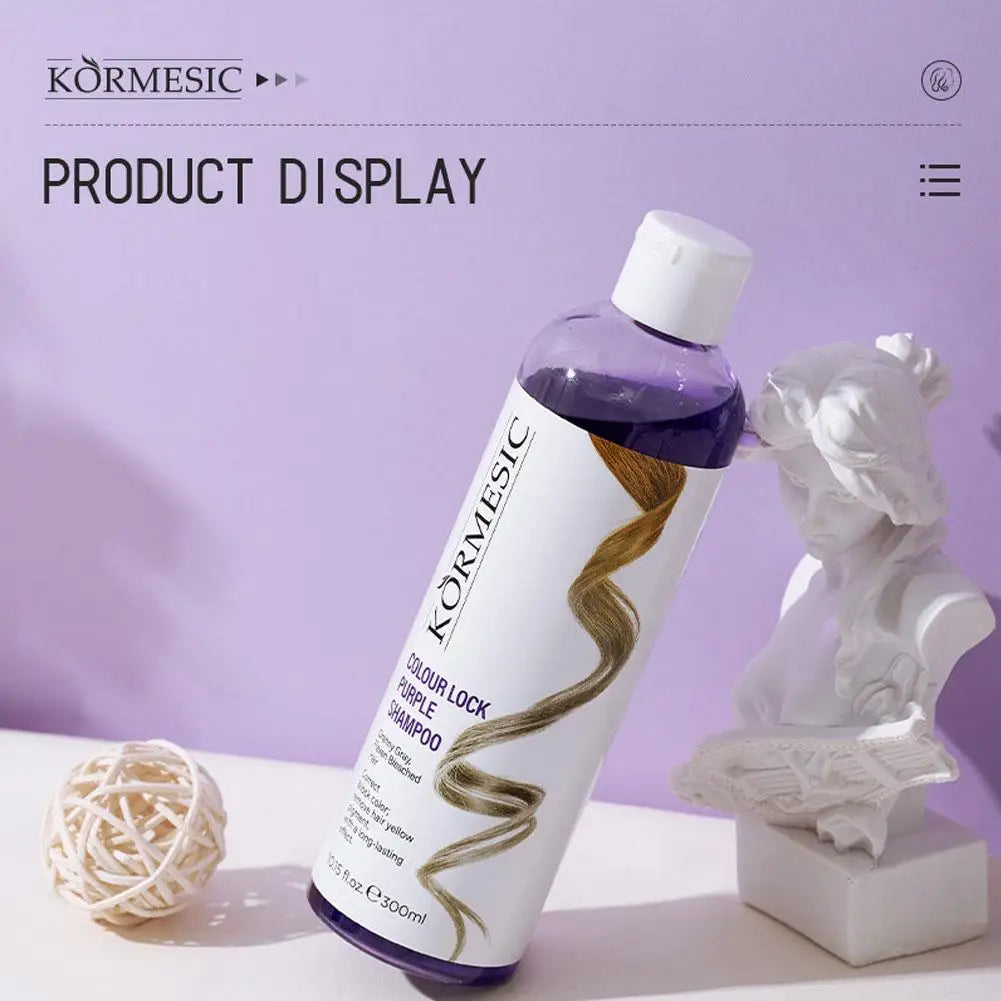 Keratin Purple Shampoo – Color-Lock & Repair for Dyed Hair