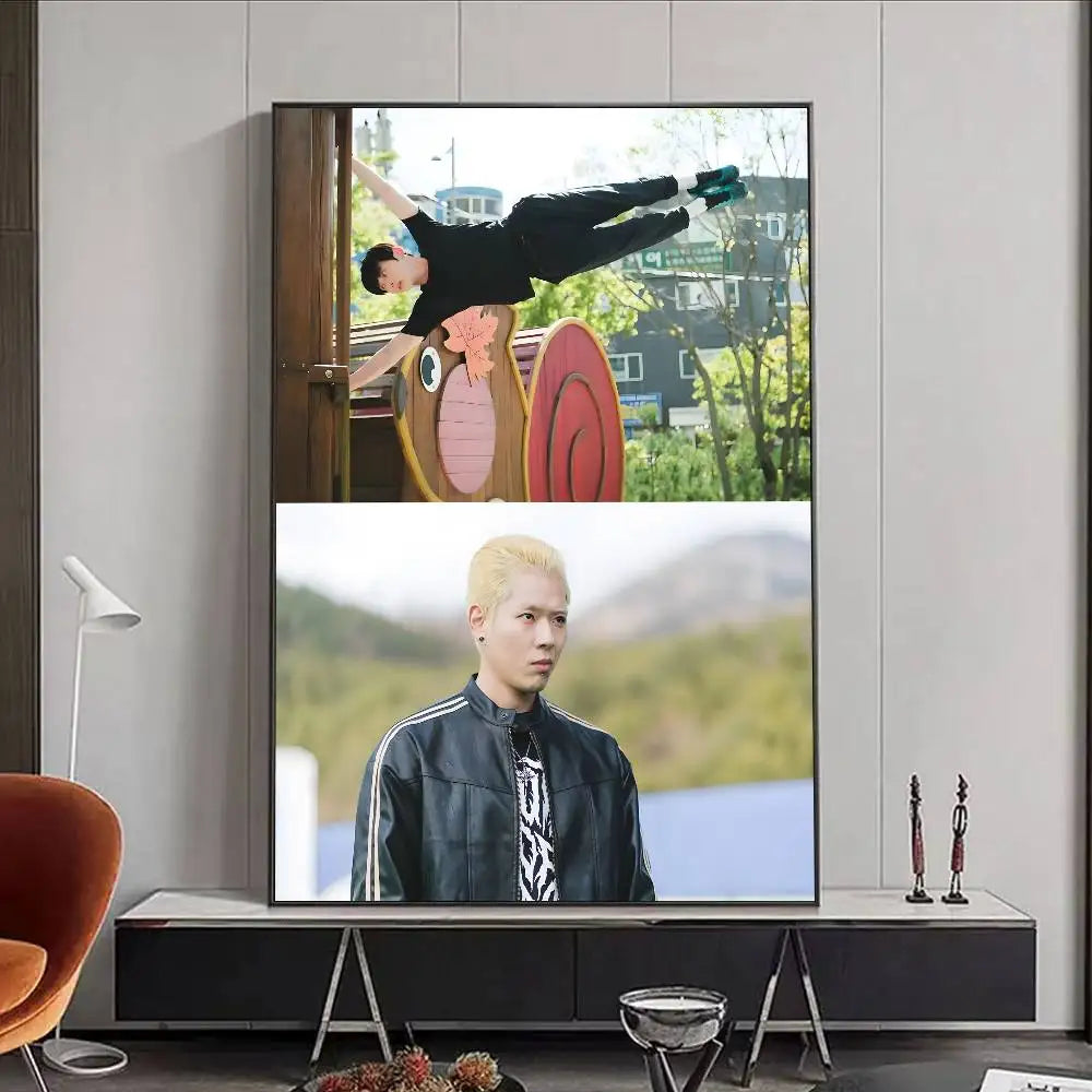 Hot Kdrama S-Study group Poster HD art poster for home living room bar office decoration sticky waterproof Peaceful Pleasures Health and Wellness z26 15X20cmNoframe