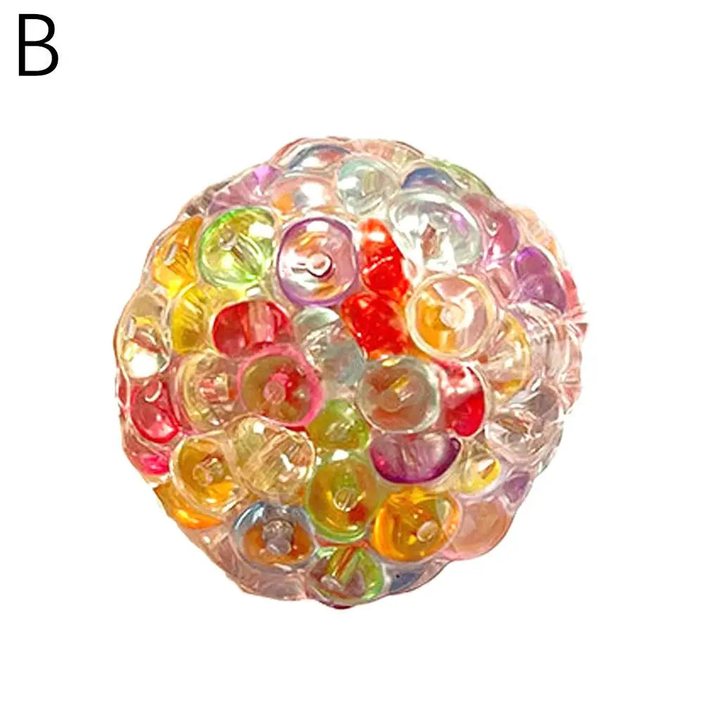 Creative Explosion Beads Squishy Balls Stress Relieving Toys Slow