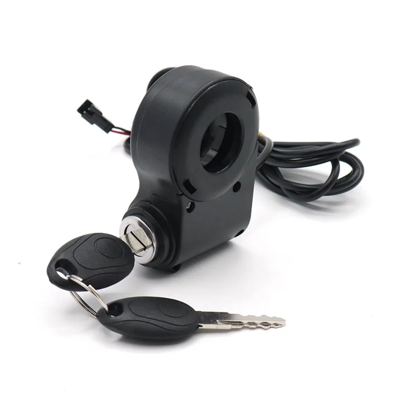 E-Bike Lgnition Lock Key Thumb Throttle Switch Power for KUGOO M4 M5/Xiao Mi M365 Universal Electric Scooter Accessories Peaceful Pleasures Health and Wellness Default Title