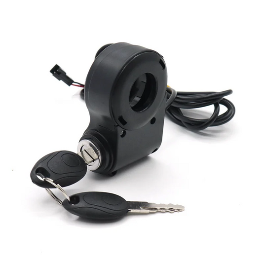 E-Bike Lgnition Lock Key Thumb Throttle Switch Power for KUGOO M4 M5/Xiao Mi M365 Universal Electric Scooter Accessories Peaceful Pleasures Health and Wellness Default Title