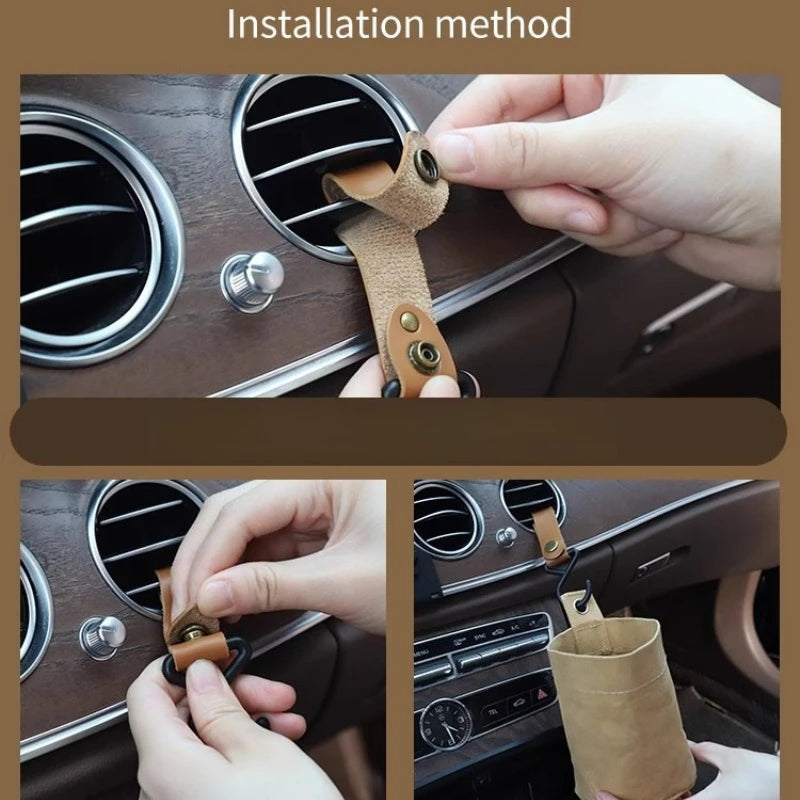 Car Trash Can & Umbrella Storage Bag | Hanging Seat Organizer Car Seat Organizer Peaceful Pleasures Health and Wellness