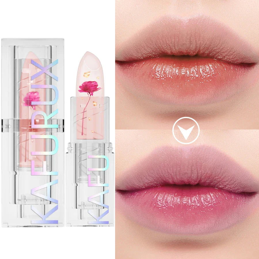 KAFURUX Color-Changing Glitter Lipstick | Moisturizing Lip Tint