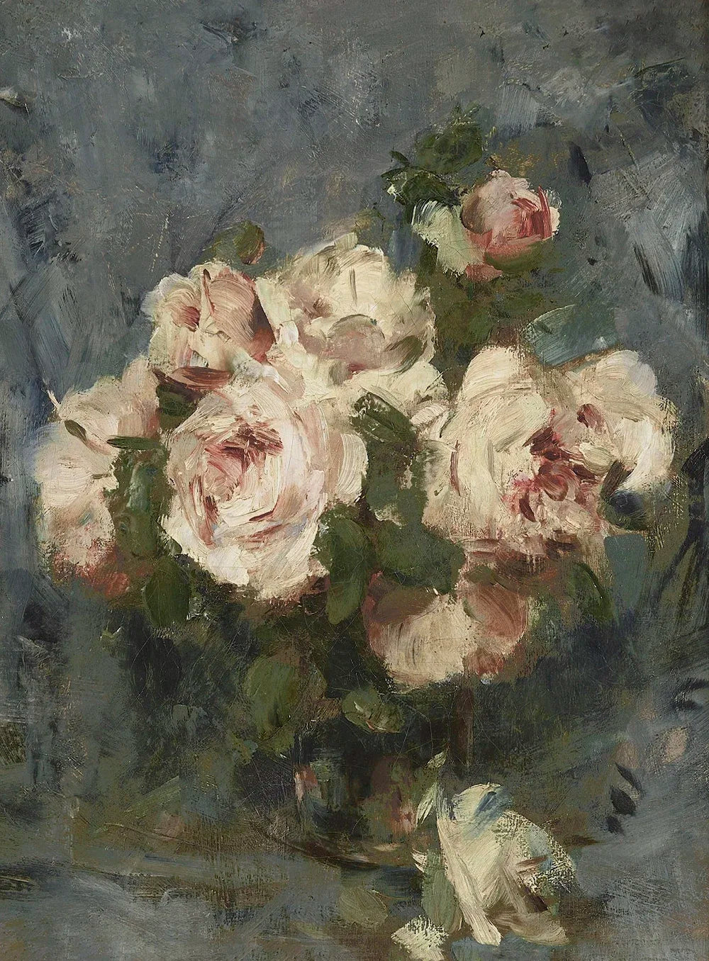 Moody Vintage Floral Series Poster Print Canvas Painting Art Pictures Home for Living Room Bedroom Wall Decor Frameless Peaceful Pleasures Health and Wellness