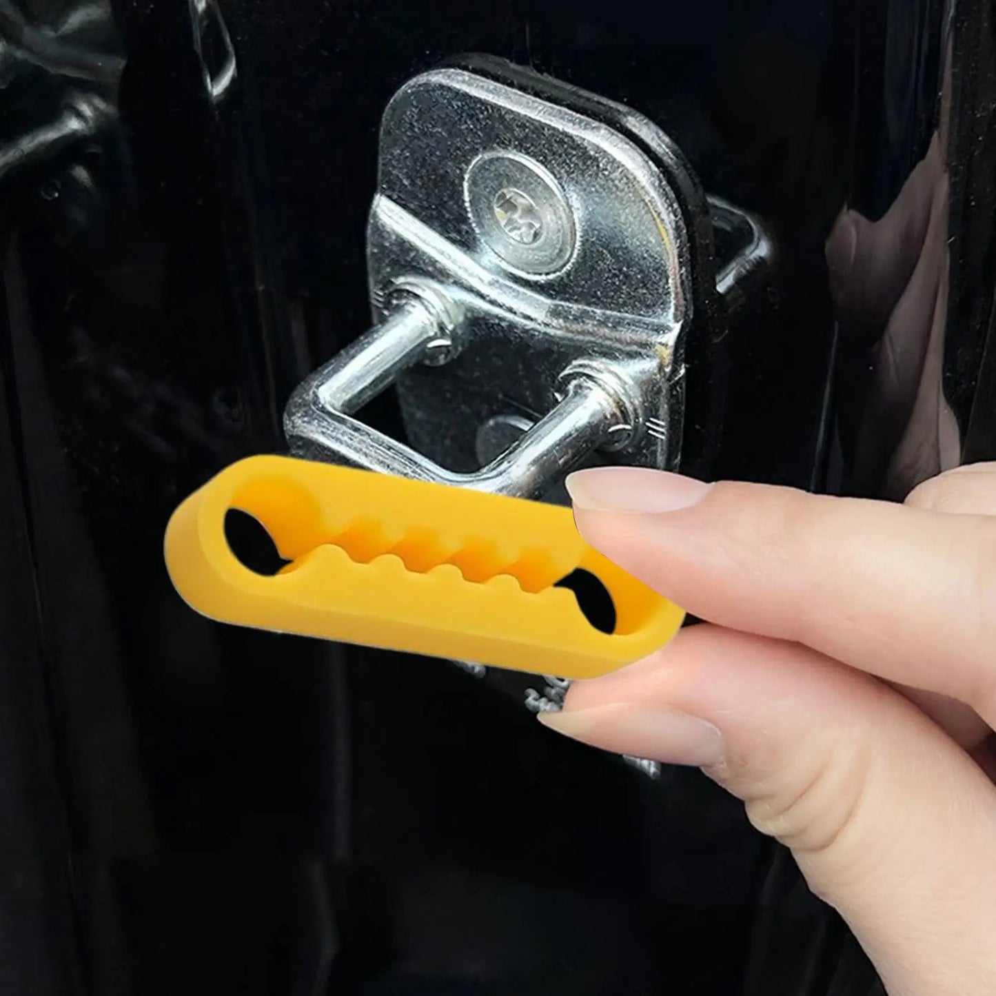 Silicone Car Door Shock Absorber Pads 4-Pack | Soundproof Damper