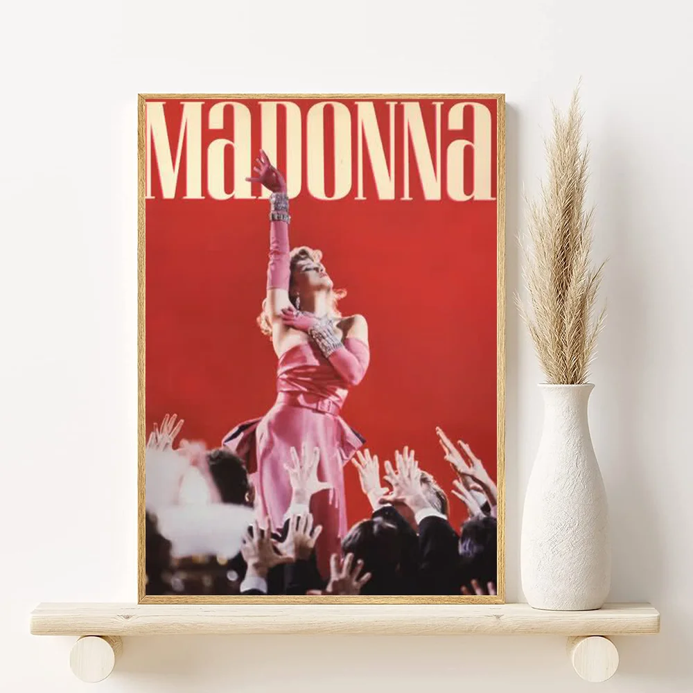 Madonna Bad Girl Retro Print Poster HD art sticky wall waterproof home living room bedroom bar aesthetic decoration Peaceful Pleasures Health and Wellness