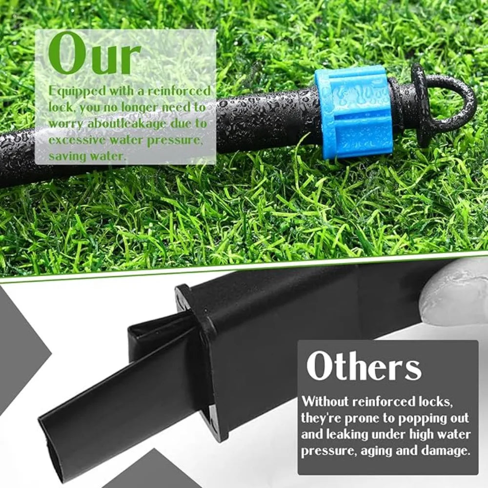 50-Pack 16mm Drip Tape Valve | Labyrinth Micro Irrigation Joints