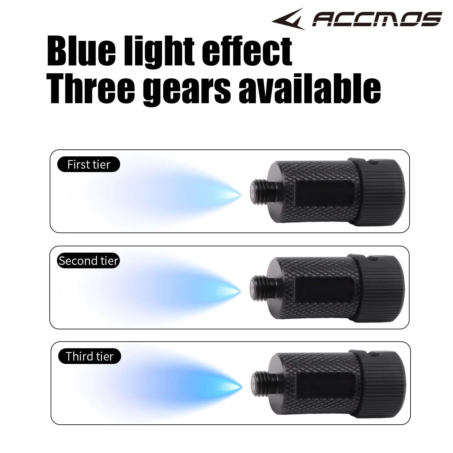Blue LED Archery Sight Light Compound Bow 3-Level Adjustable