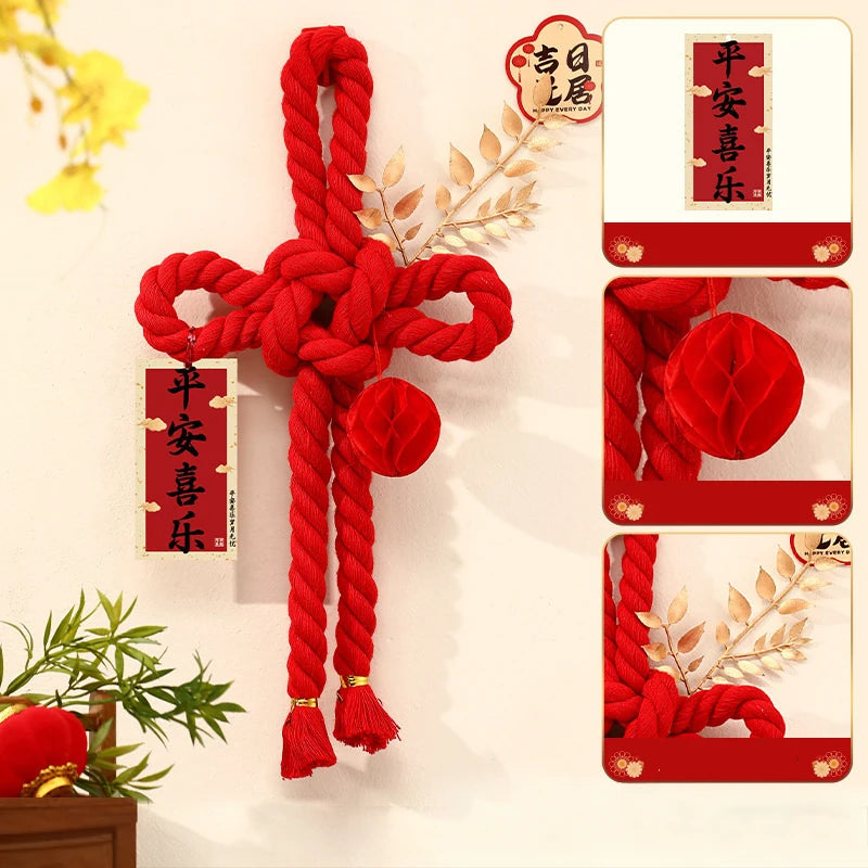 2026 Year of the Horse Chinese Knot Door Hanging | New Year Decor
