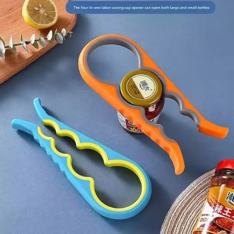 4-in-1 Can & Bottle Opener | Anti-Slip Multi-Function Tool Kitchen Opener Tool Peaceful Pleasures Health and Wellness