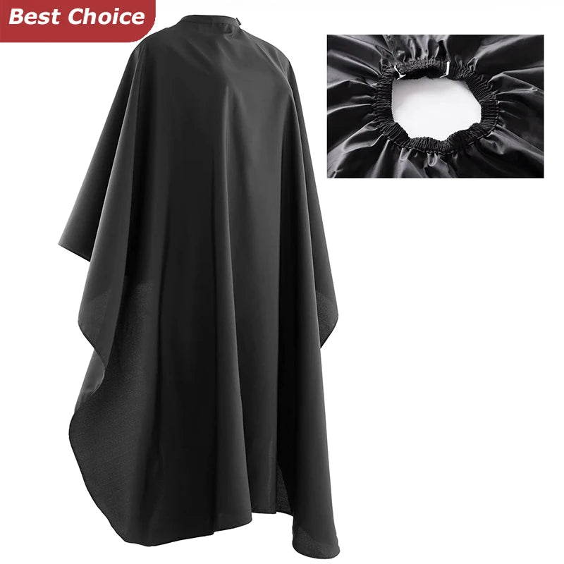 Retro Anti-static Haircut Cloth Adjustable Waterproof Hairdresser Coats Barber Comfortable Breathable Hairdressing Supplies Peaceful Pleasures Health and Wellness WB-05