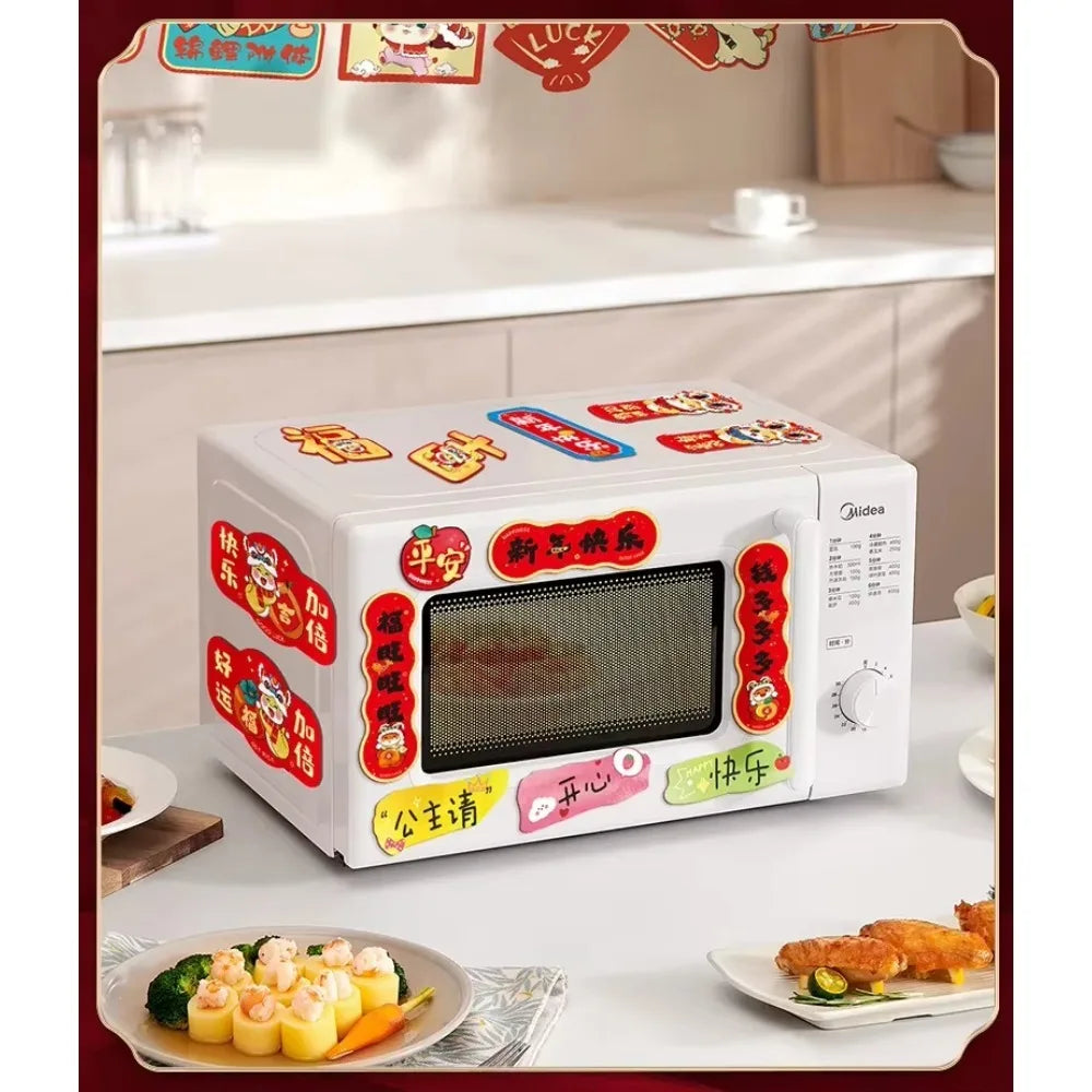 Chinese New Year Fridge Magnets | God of Wealth Cartoon Set