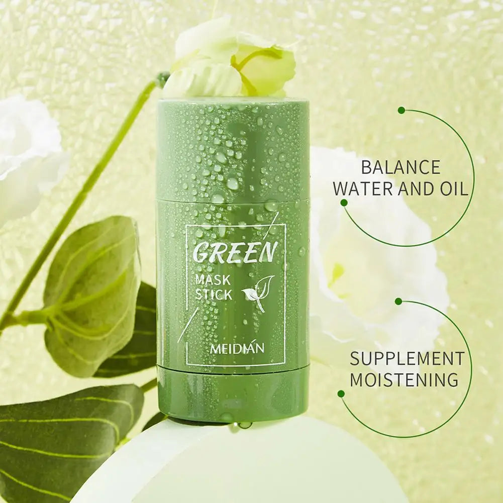 Green Tea Mud Mask Stick – Deep Cleansing & Moisturizing