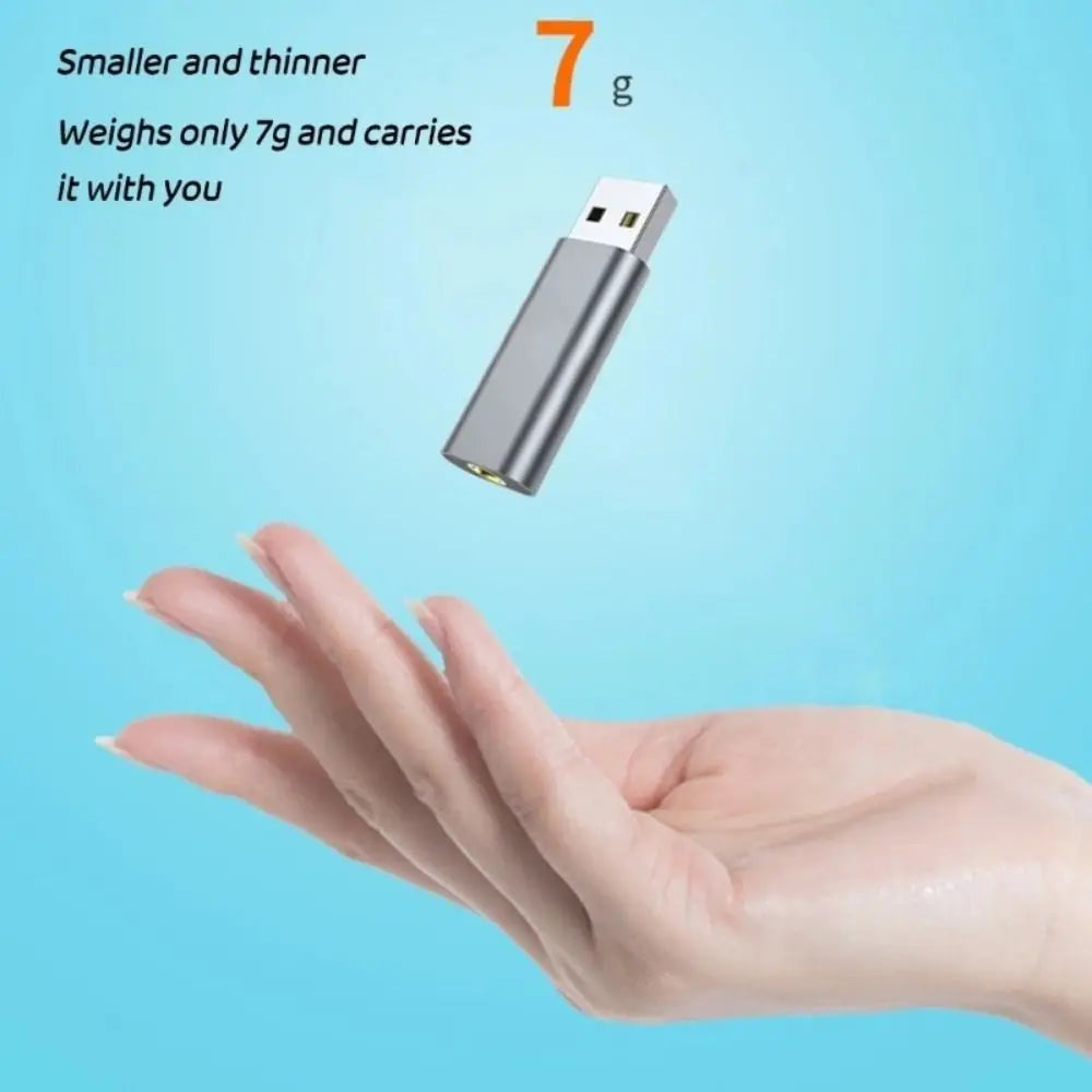 USB To 3.5mm Headphone 3.5mm Adapter External Stereo-Sound Audio Earphone Jack Adapter Mini Portable Wired Headset Converter Peaceful Pleasures Health and Wellness