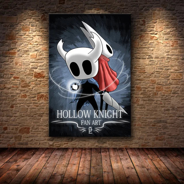 Hollow Knight Hallownest Map HD Canvas Poster | Wall Art