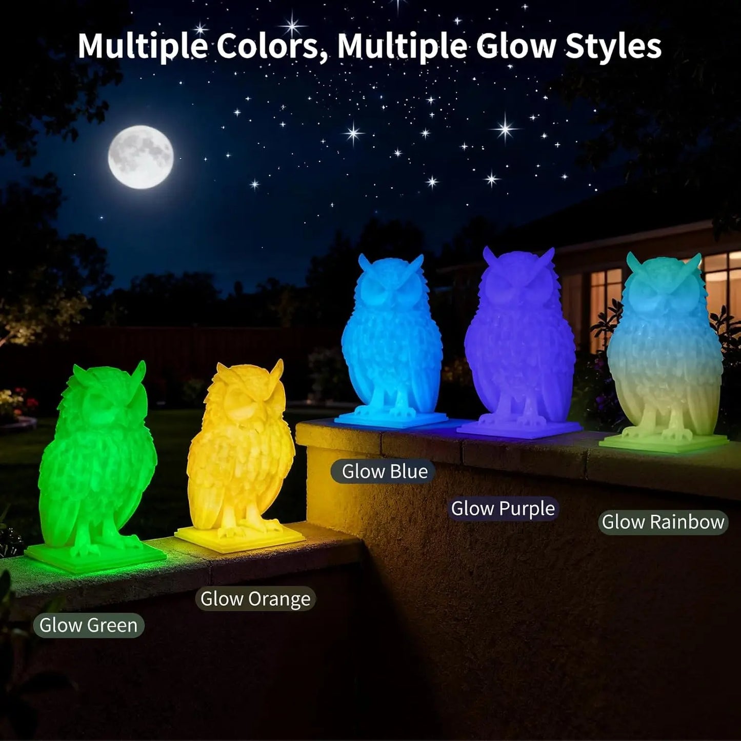 DINGSUN 3D Glow in Dark PLA Filament 1.75mm ±0.02mm Precision