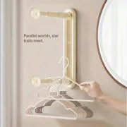 Adjustable clothes rack, storage rack, no-drill home use, wall-mounted clothes drying rack, organizing rack, multi-functional st Peaceful Pleasures Health and Wellness