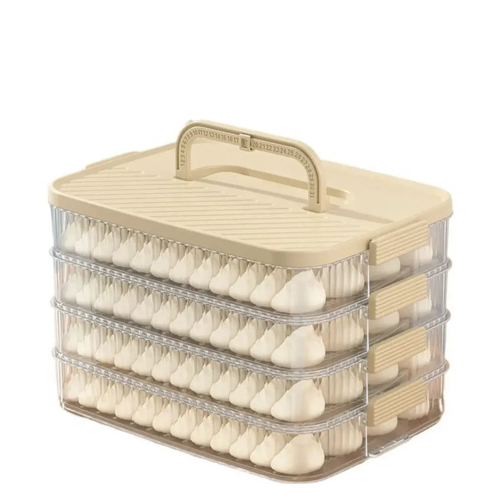 Multi-Layer Frozen Dumpling Storage Box | Large Capacity