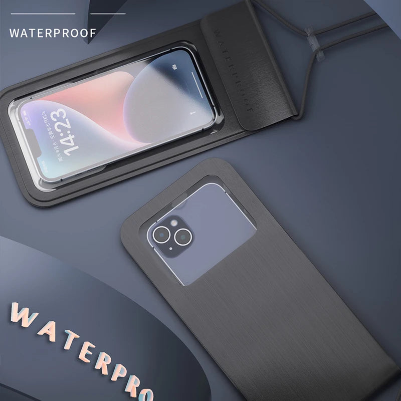 IPX8 waterproof mobile phone bag waterproof phone pouch for swimming phone armbands and pouches diving phone case under water Peaceful Pleasures Health and Wellness