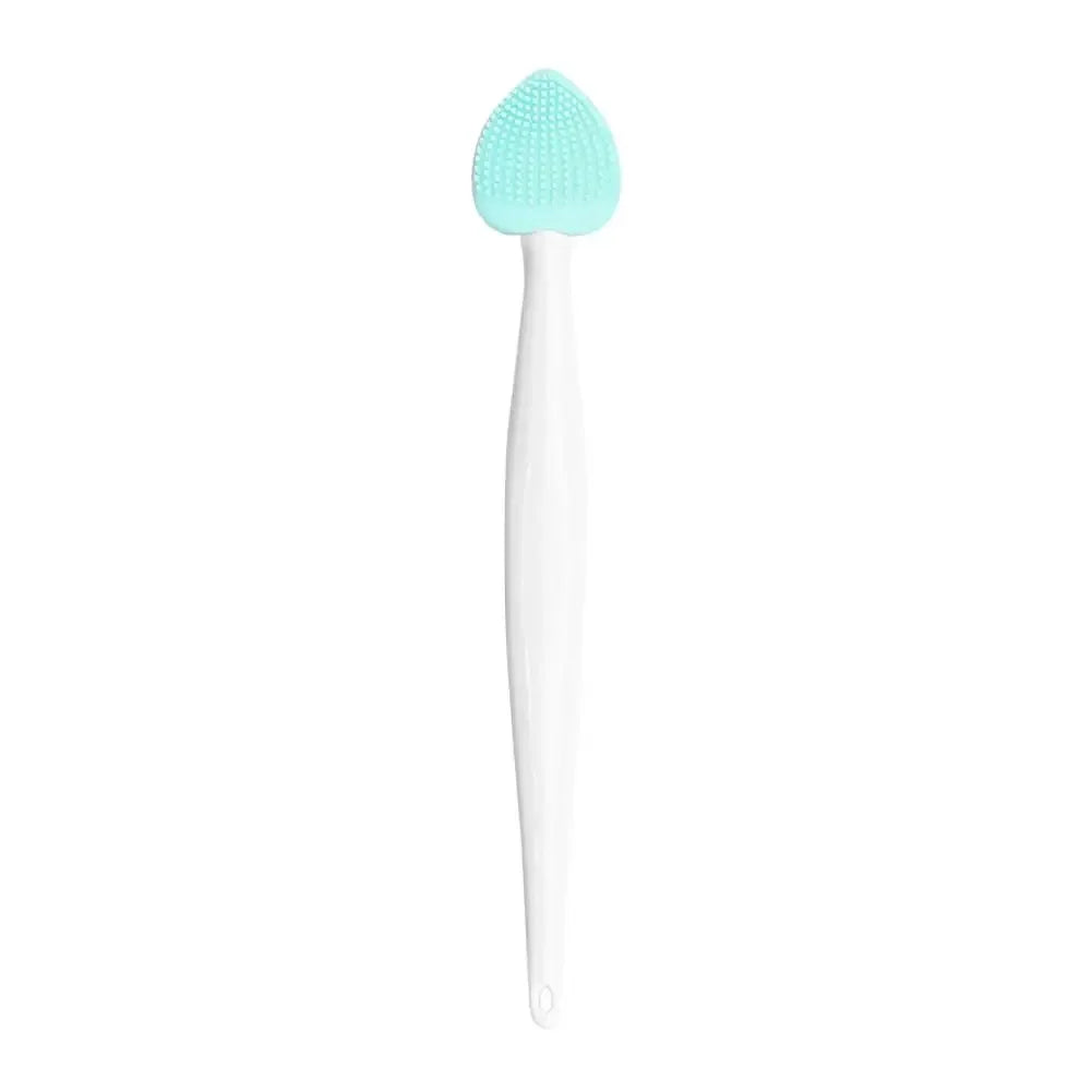 Silicone Pore Cleansing Brush For Face, Scrub Lip Exfoliator Brush Double-Sided Facial Exfoliating Tool for Blackhead Removal Peaceful Pleasures Health and Wellness C