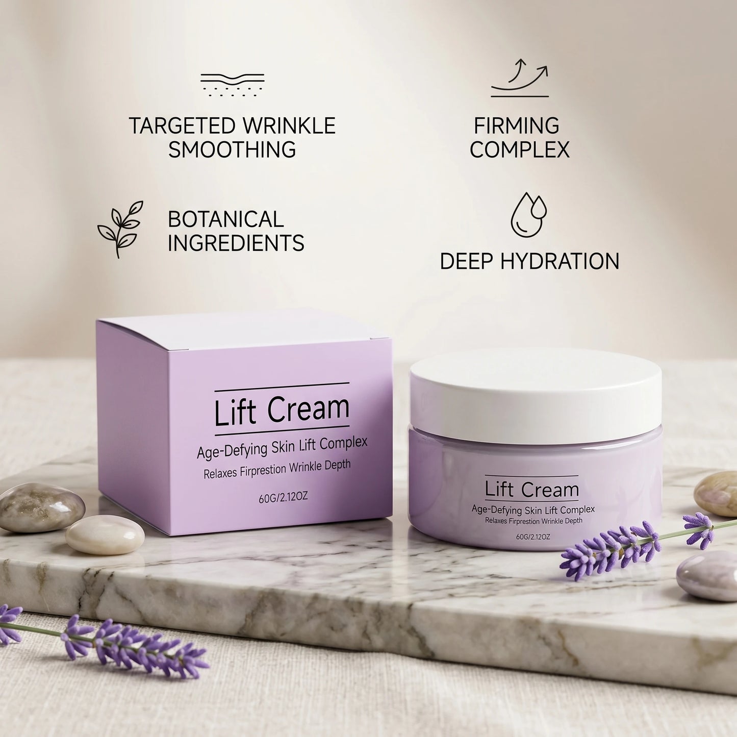 Firming and Lifting Face Cream Reduces Fine Lines Improve Sagging Skin Tightening Nourishing Skin Elasticity Boost Skin Care Peaceful Pleasures Health and Wellness