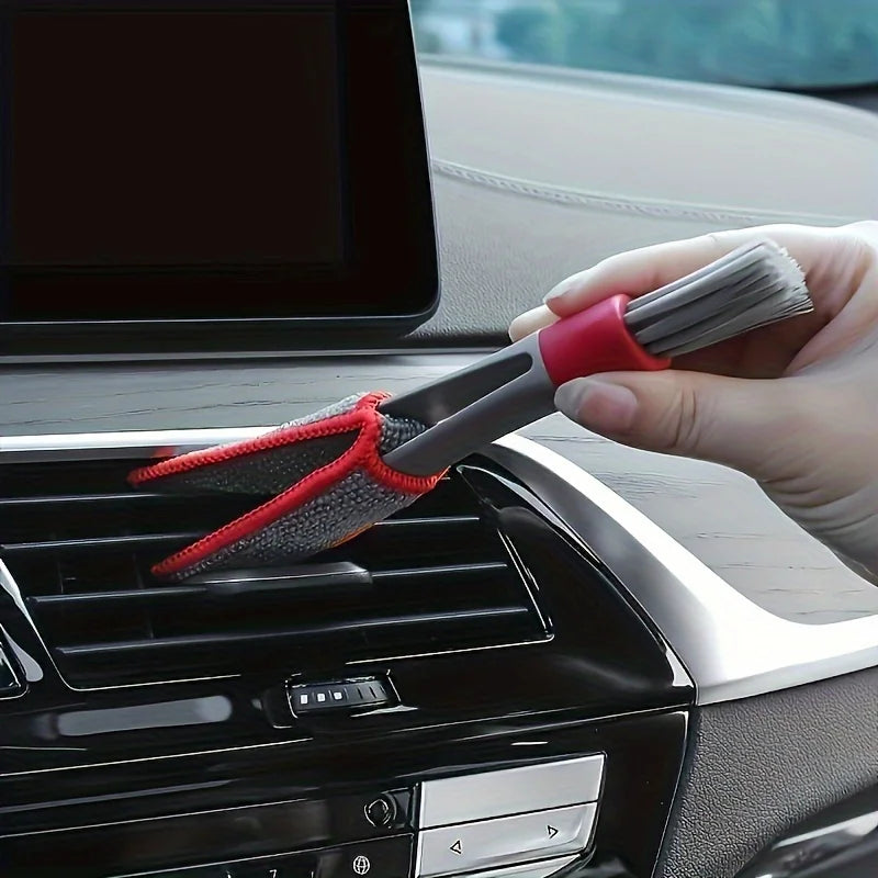 Double-Head Car Air Vent Detail Cleaning Brush | Interior Duster
