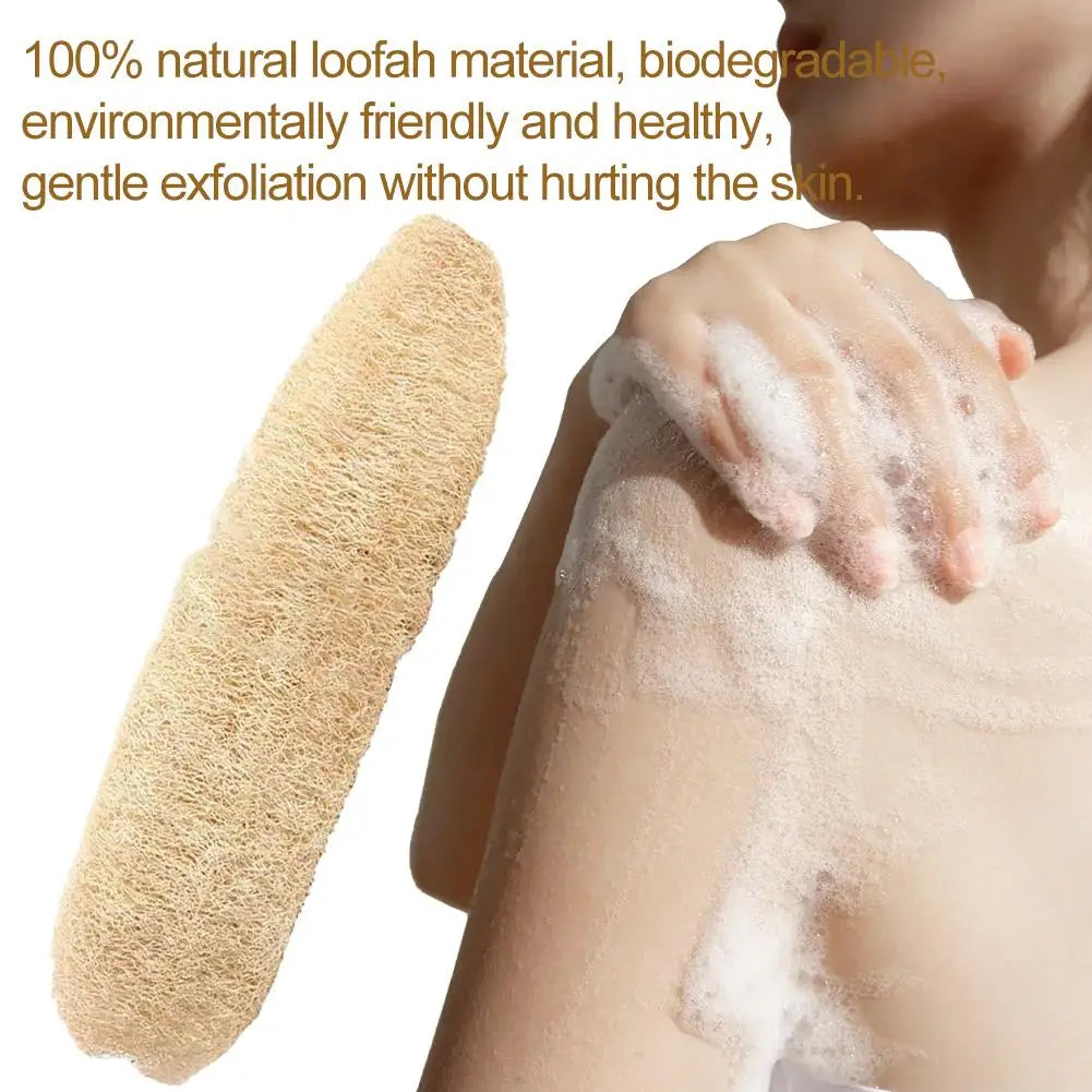 Natural Loofah Exfoliating Body Scrubber – Organic Luffa Sponge Peaceful Pleasures Health and Wellness