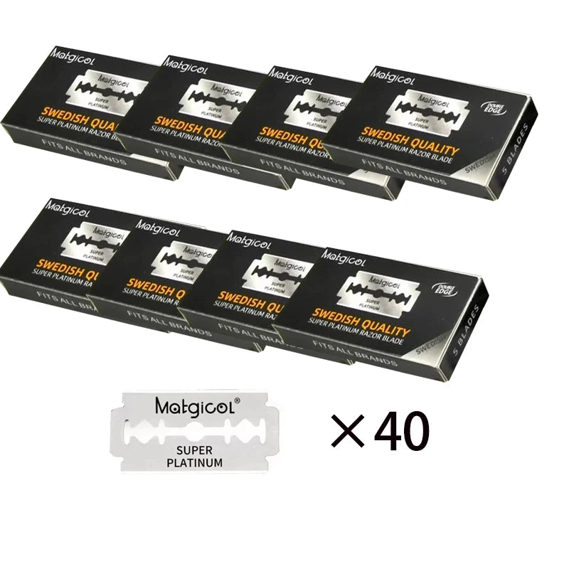 Double-Sided Safety Razor Blades for Men – 50/100/200 Pack