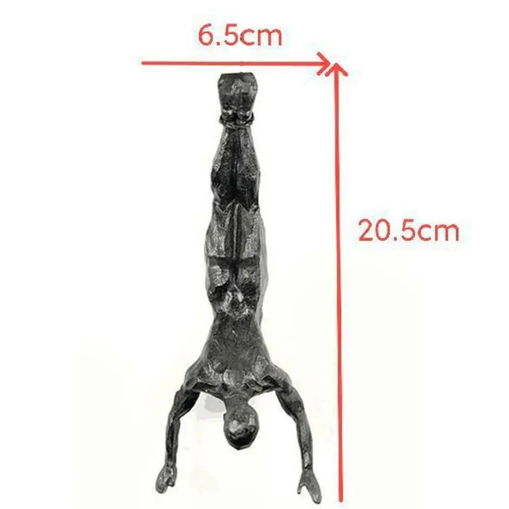 Rock Climbing Sculpture Wall Decoration for Athletes Peaceful Pleasures Health and Wellness